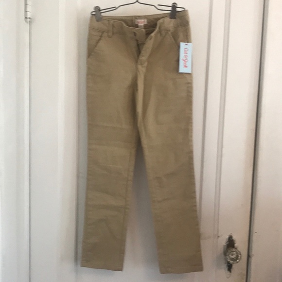 🌟NWT CAT AND JACK Girls Stretch Skinny Khakis - Picture 2 of 8